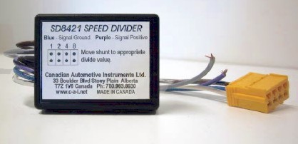 Speed Signal Divider designed for tachographs requiring a dual signal asynchronous pulse.